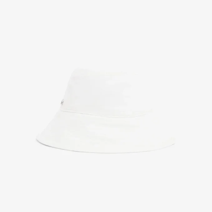 Buckethoed van katoentwill voor dames