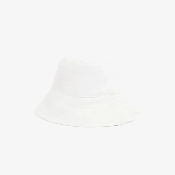 Buckethoed van katoentwill voor dames