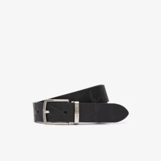 Cadeauset met gladde leren riem en gesp