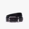 Cadeauset met gladde leren riem en gesp