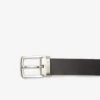 Cadeauset met gladde leren riem en gesp