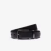 Cadeauset met gladde leren riem en gesp