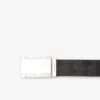 Cadeauset met gladde leren riem en gesp