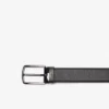 Cadeauset met gladde leren riem en gesp