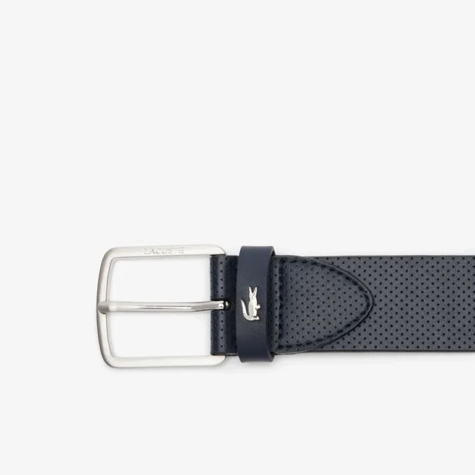 Cadeauset met leren riem en kaarthouder