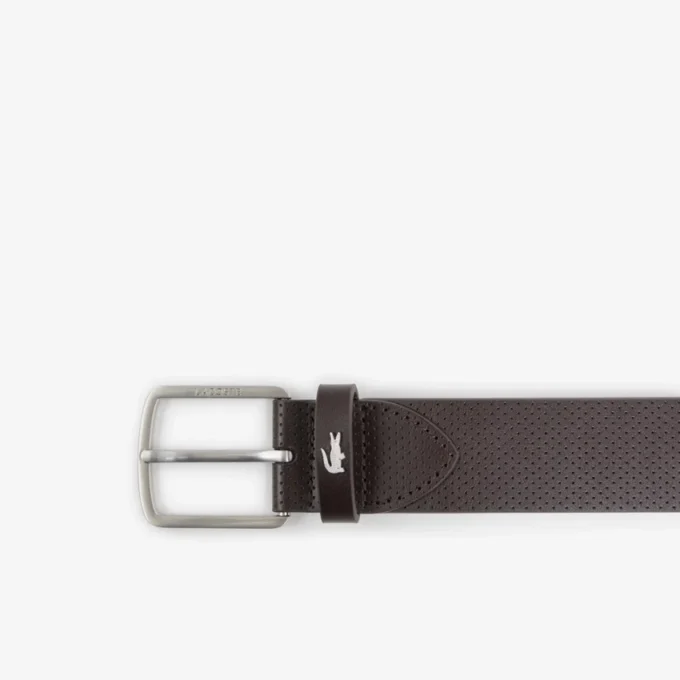 Cadeauset met leren riem en kaarthouder
