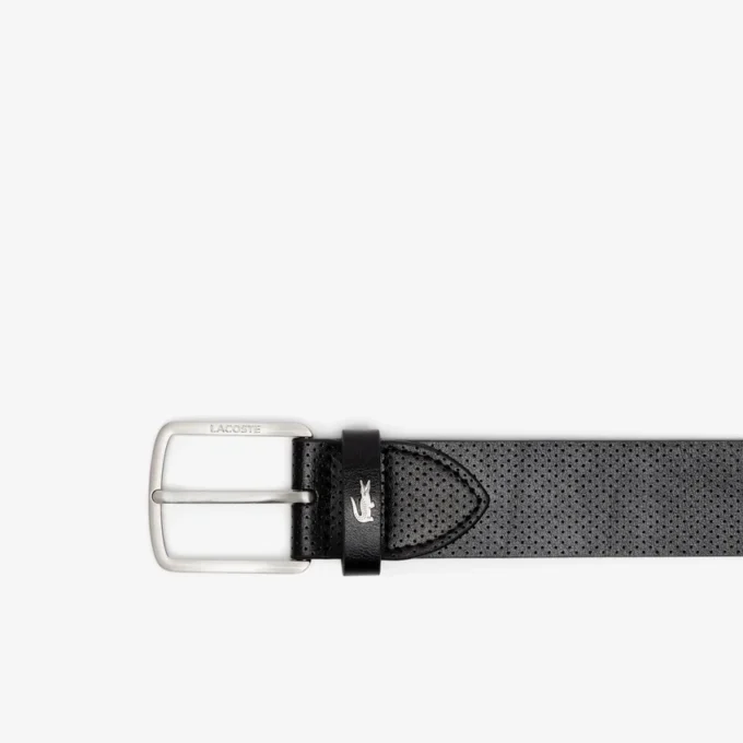 Cadeauset met leren riem en kaarthouder