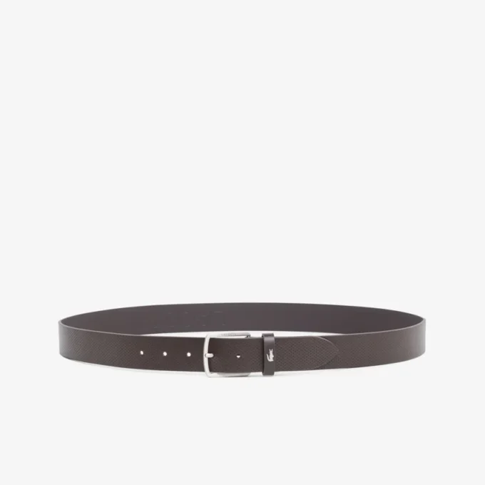 Cadeauset met leren riem en kaarthouder
