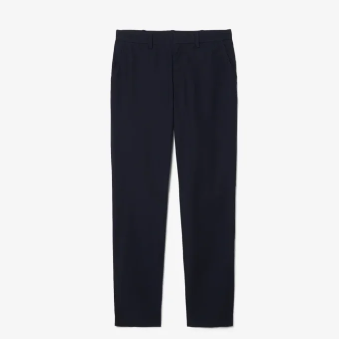 Chino-broek met normale pasvorm van katoen-twill