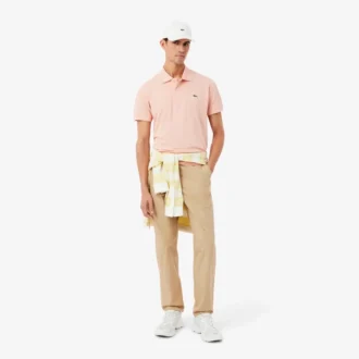 Chino-broek met normale pasvorm van katoen-twill