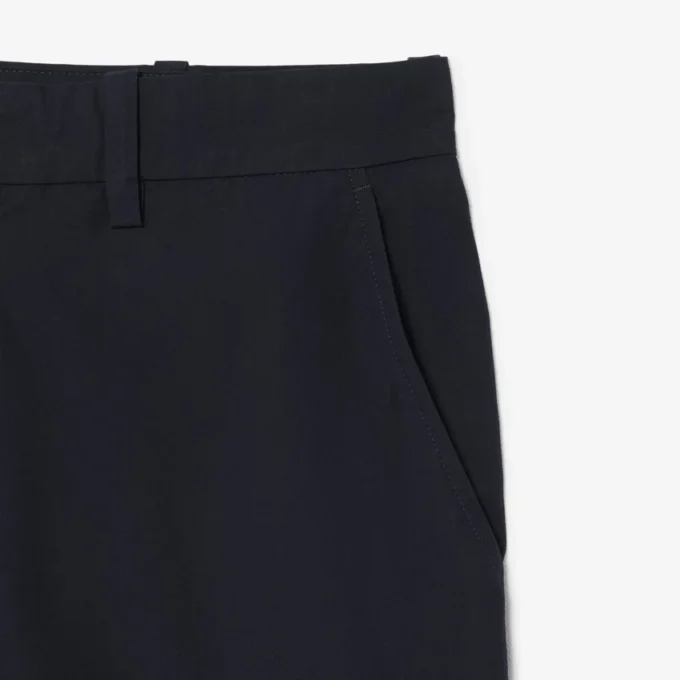 Chino-broek met normale pasvorm van katoen-twill