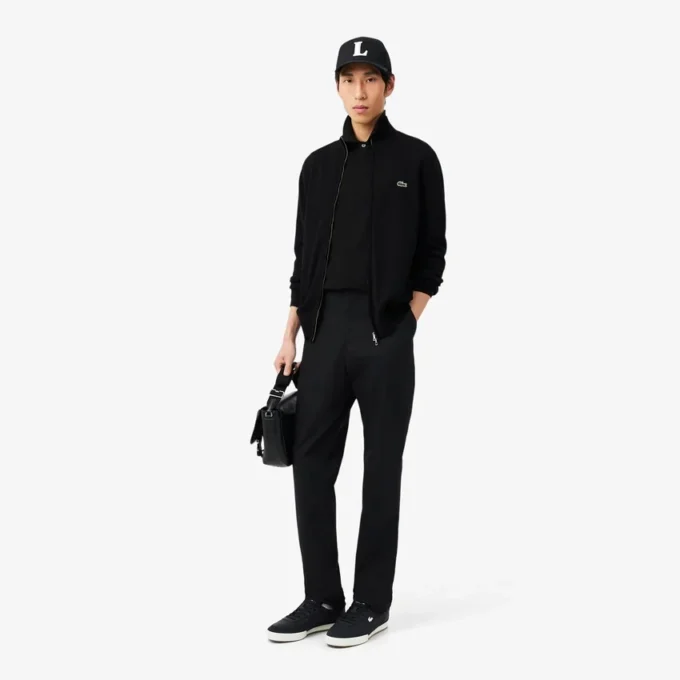Chino-broek met normale pasvorm van katoen-twill
