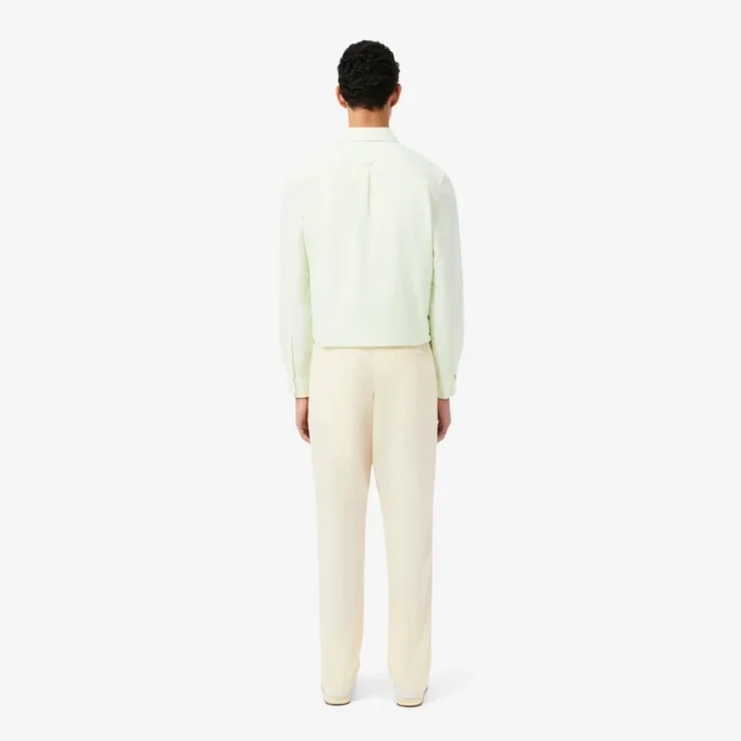 Chino-broek met normale pasvorm van katoen-twill