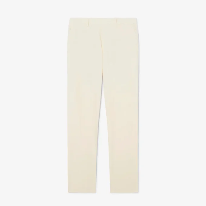 Chino-broek met normale pasvorm van katoen-twill