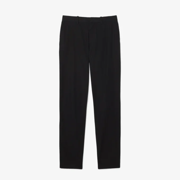 Chino-broek met normale pasvorm van katoen-twill