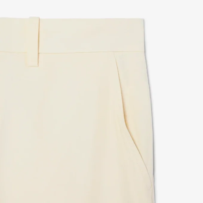 Chino-broek met normale pasvorm van katoen-twill