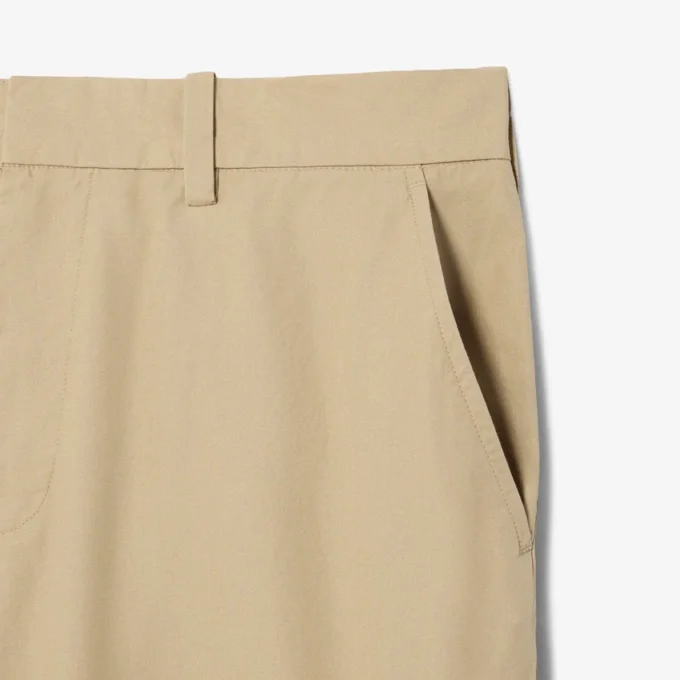 Chino-broek met normale pasvorm van katoen-twill