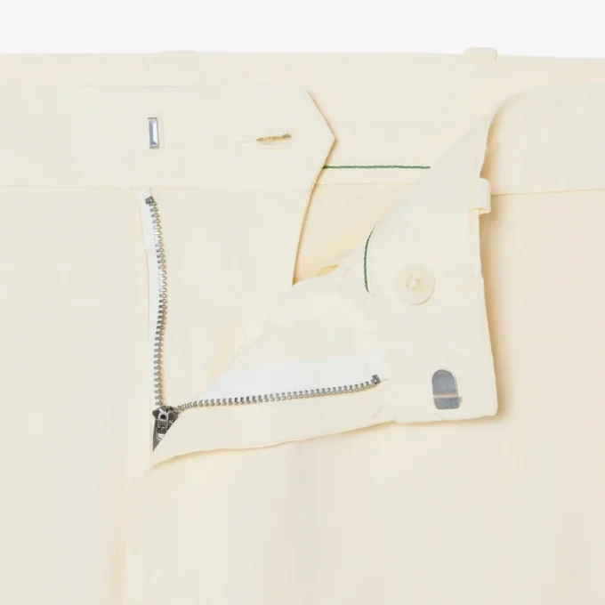 Chino-broek met normale pasvorm van katoen-twill