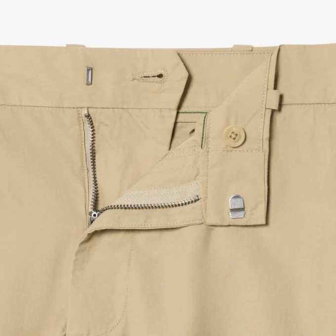 Chino-broek met normale pasvorm van katoen-twill