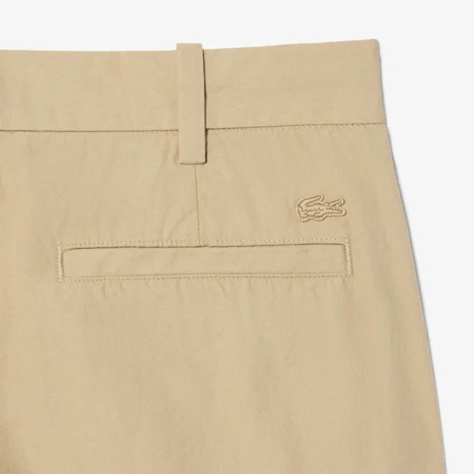 Chino-broek met normale pasvorm van katoen-twill