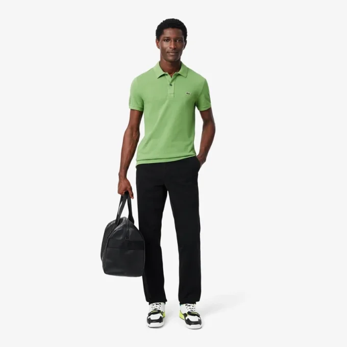Chino-broek van katoen met normale pasvorm