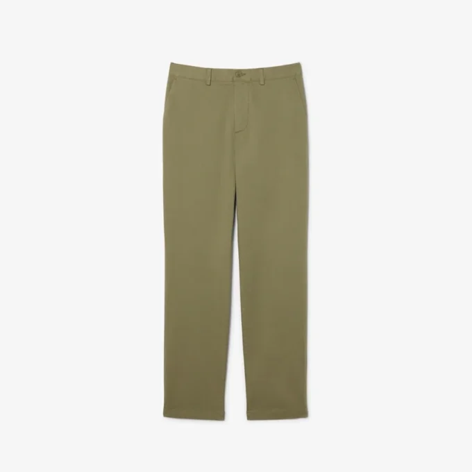 Chino-broek van katoen met normale pasvorm