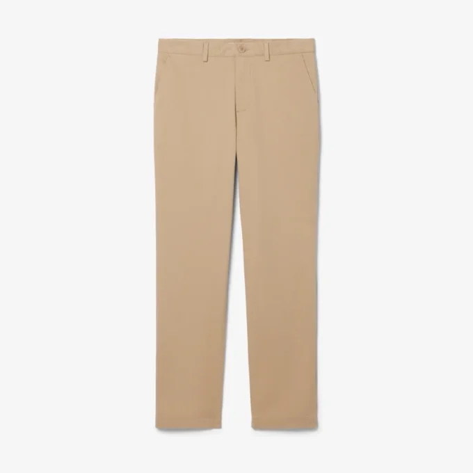 Chino-broek van katoen met normale pasvorm