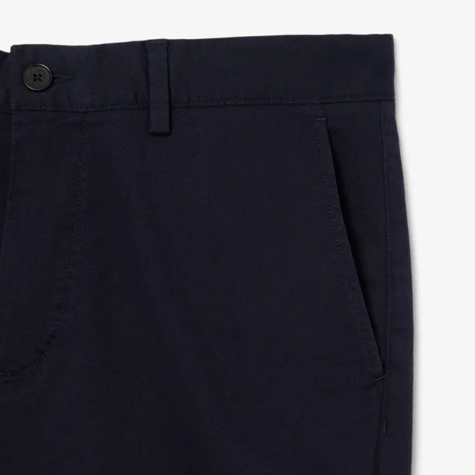 Chino-broek van katoen met normale pasvorm