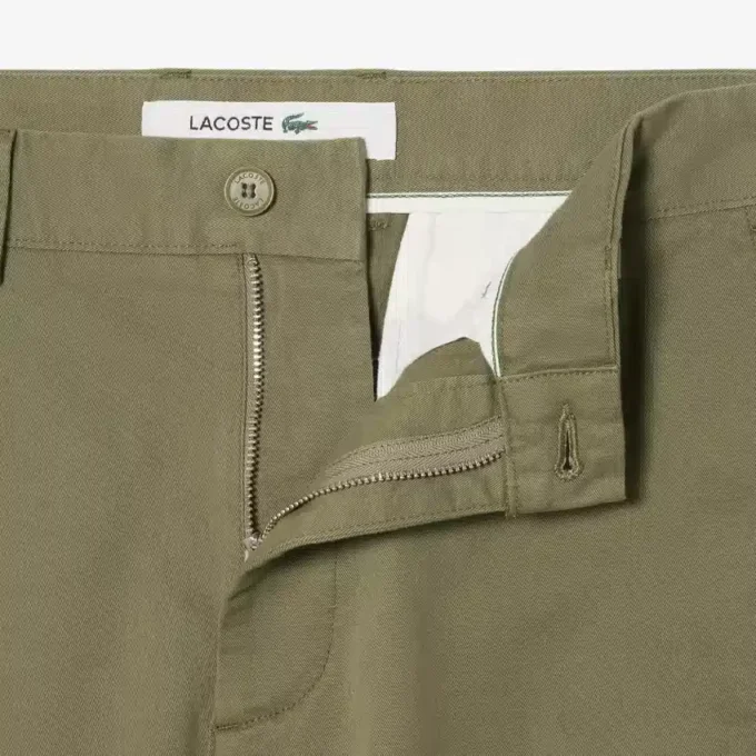 Chino-broek van katoen met normale pasvorm