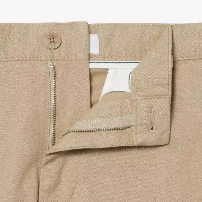 Chino-broek van katoen met normale pasvorm