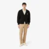 Chino-broek van katoen twill met normale pasvorm