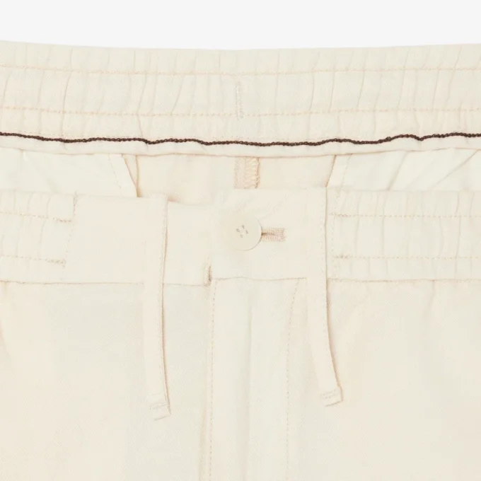 Chino-broek van linnen met normale pasvorm