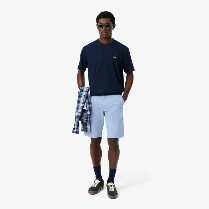 Chino-short van stretch-twill