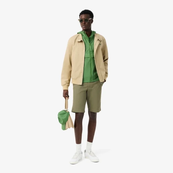 Chino-short van stretch-twill