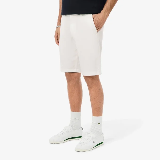 Chino-short van stretch-twill