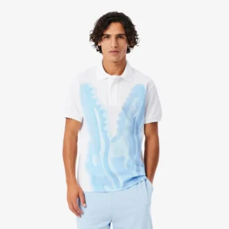 Classic Fit bedrukt piqué polo