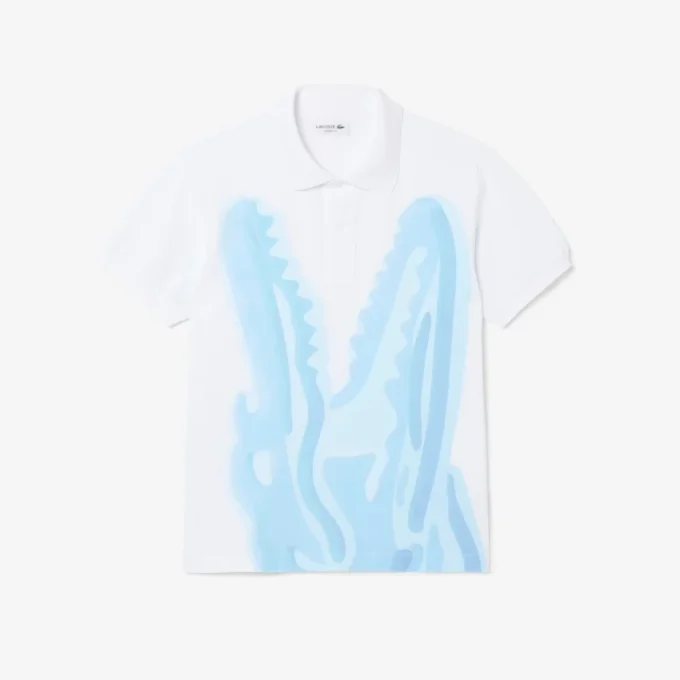 Classic Fit bedrukt piqué polo