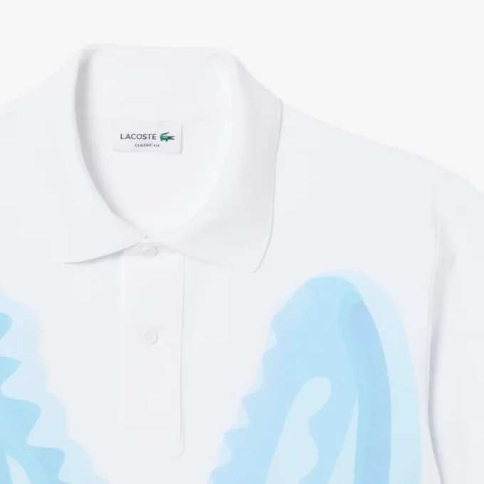 Classic Fit bedrukt piqué polo
