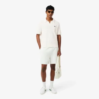 Classic Fit Bouclé-gebreide Polo