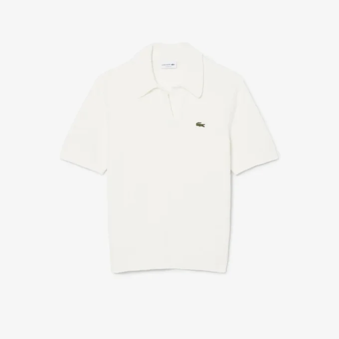 Classic Fit Bouclé-gebreide Polo