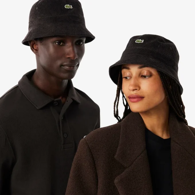 Corduroy buckethoed voor heren