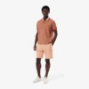 Cotton fleece cargoshort voor heren