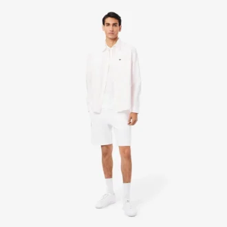 Cotton fleece cargoshort voor heren