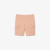 Cotton fleece cargoshort voor heren