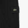 Cotton fleece cargoshort voor heren