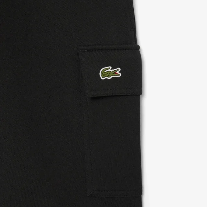 Cotton fleece cargoshort voor heren