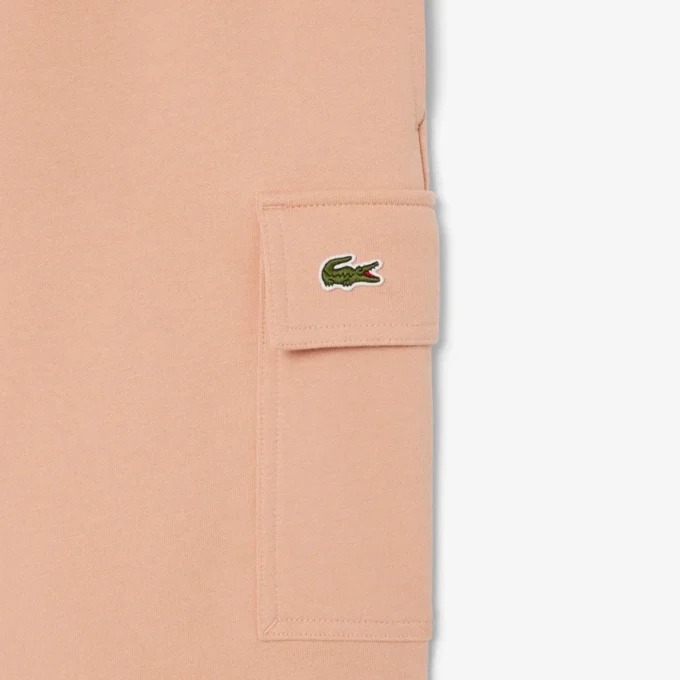 Cotton fleece cargoshort voor heren