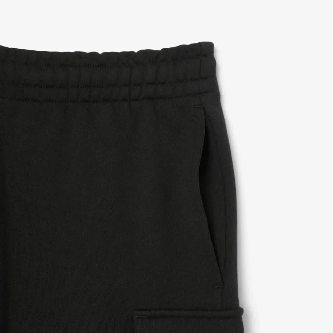 Cotton fleece cargoshort voor heren