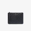 Crocodelle leren clutch