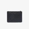 Crocodelle leren clutch